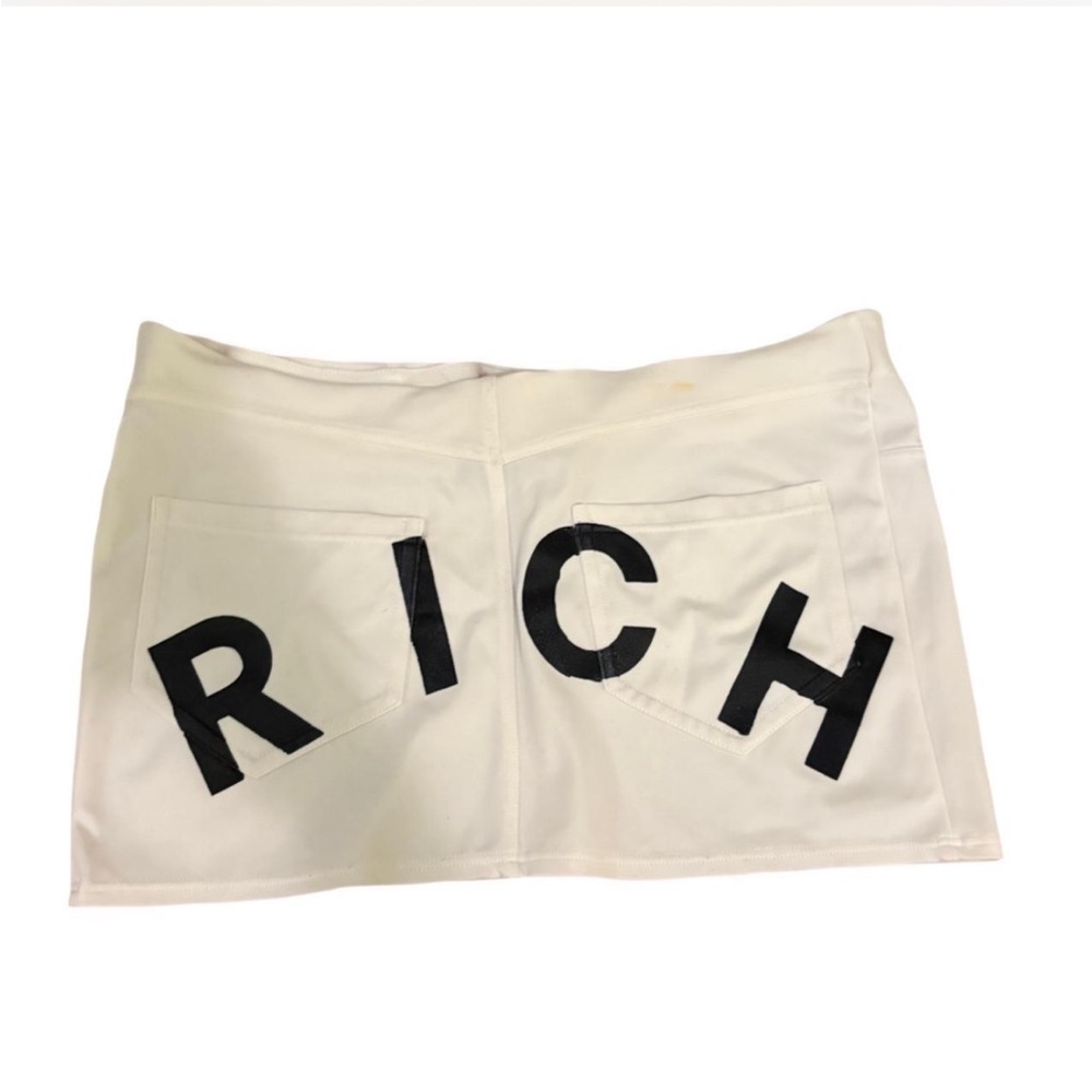 White ‘Rich’ Richmond Mini Skirt